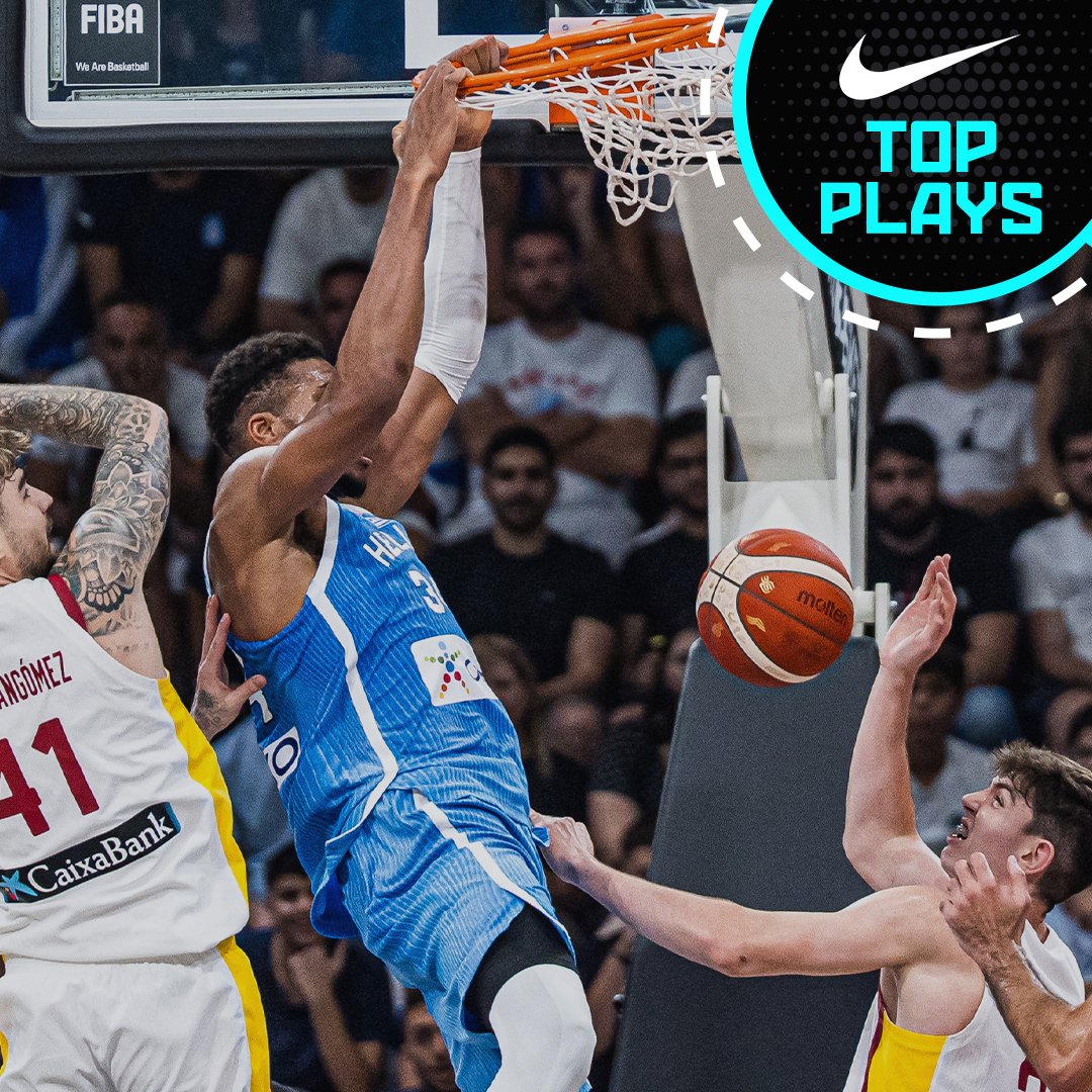 Giannis Antetokounmpo leading the way 🔥 Enjoy Top 10 Plays of the final day of #EuroBasket 2025 Group Phase, presented by Nike 🍿