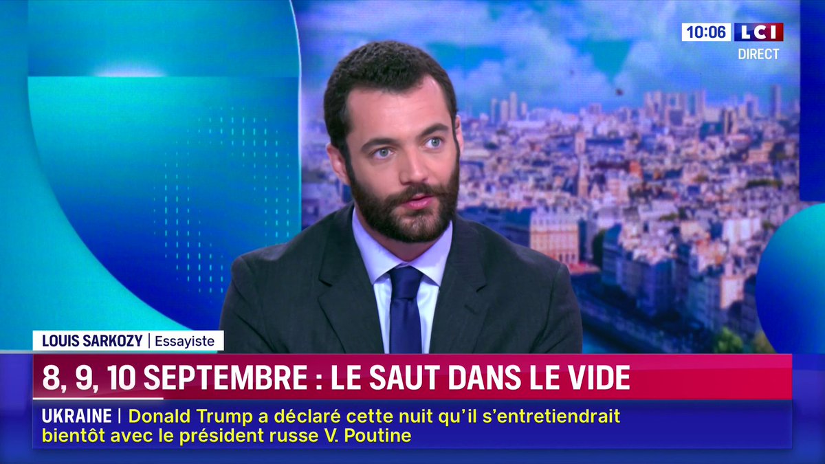 🗣️ "La situation est catastrophique pour le pays, c'est à se demander si le plus on s'enfonce, le plus ça ne justifie pas un sursaut et une profonde réforme" : Louis Sarkozy à david doukhan 📺 "Cartes sur table avec Doukhan" sur LCI