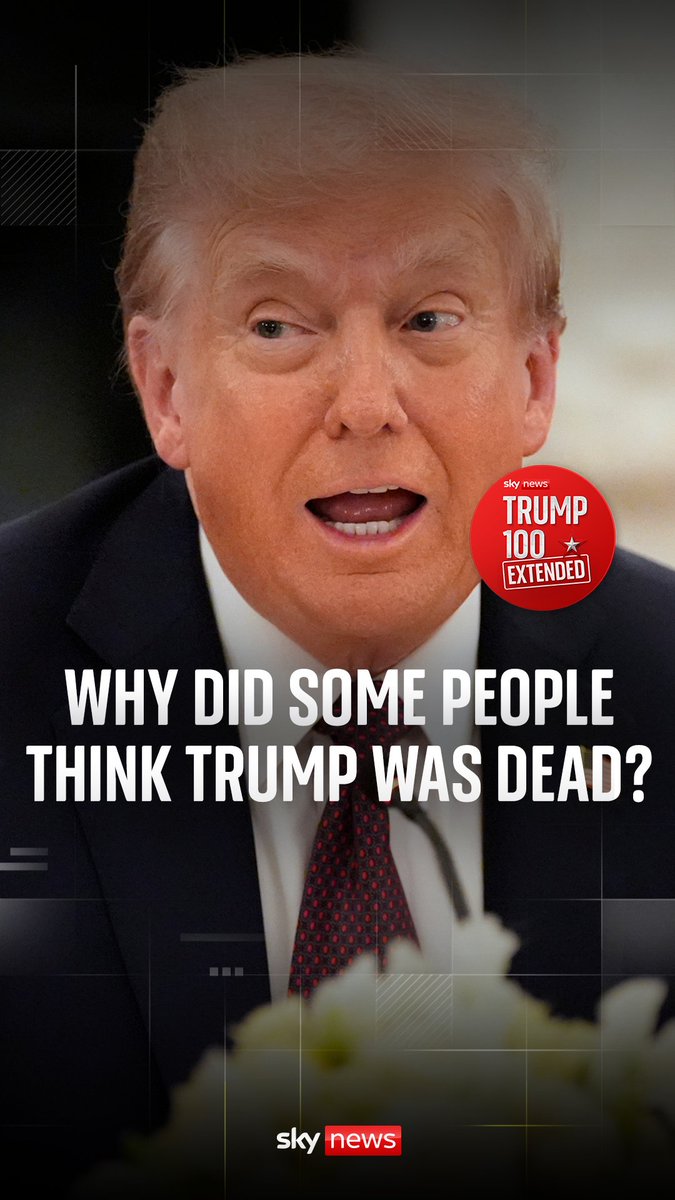 Why did social media think Donald Trump was dead earlier this week? 🎧 Listen to the latest episode of #Trump100 with James Matthews and Mark Stone