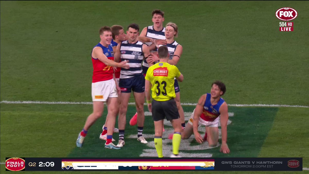 "They had just built up a match-winning lead - and they coughed up two goals, gifted, to Cam Rayner." What. Just. Happened?! 🤯 📺 Watch the #AFLFinals on ch.504 or stream on Kayo: ✍️ BLOG 🔢 MATCH CENTRE