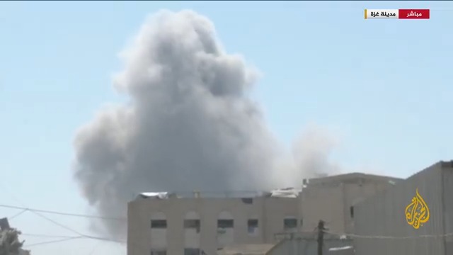 بعد تهديده باستهداف المباني متعددة الطوابق في غزة.. جيش الاحتلال الإسرائيلي يقصف برج مشتهى في إطار توسيع عمليته في مدينة غزة #حرب_غزة #الأخبار