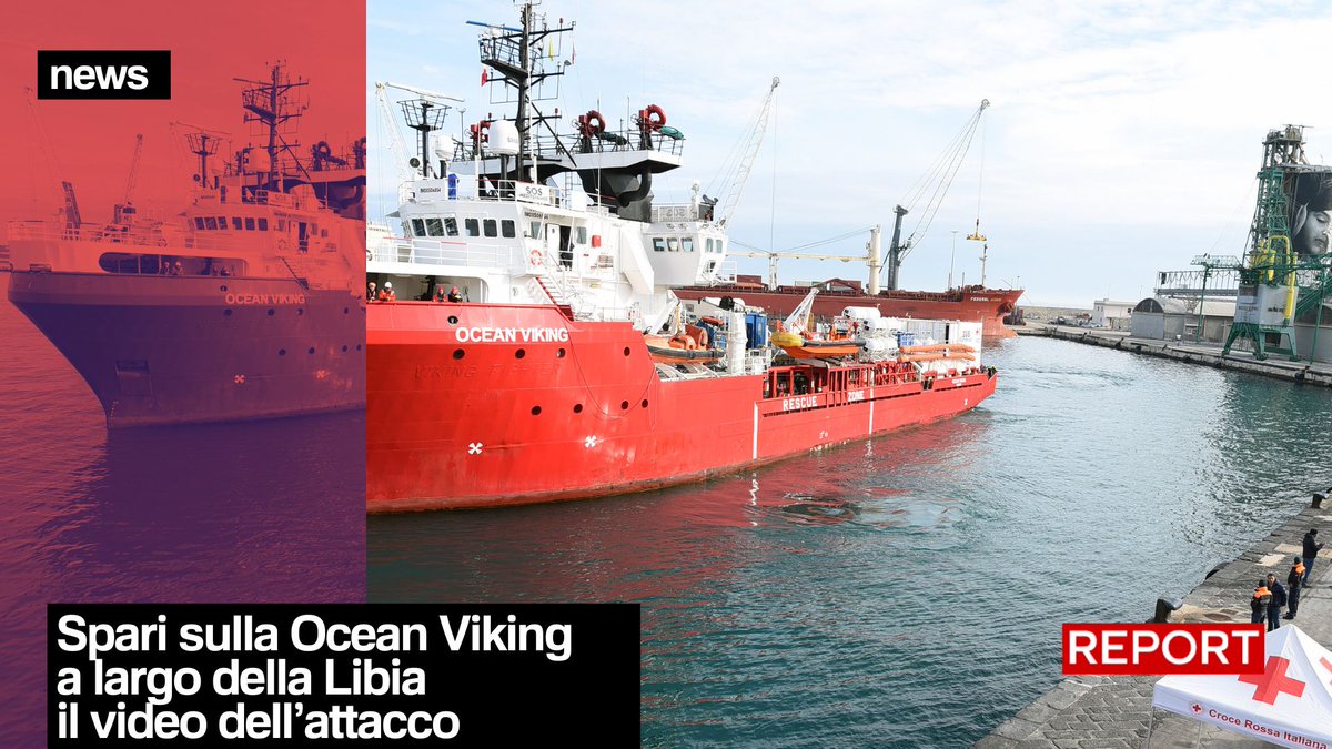 Ecco il video di @sosmediterraneeitalia nel quale sono ripresi i tragici minuti in cui l'equipaggio della Ocean Viking subisce un attacco da parte della guardia costiera libica in acque internazionali