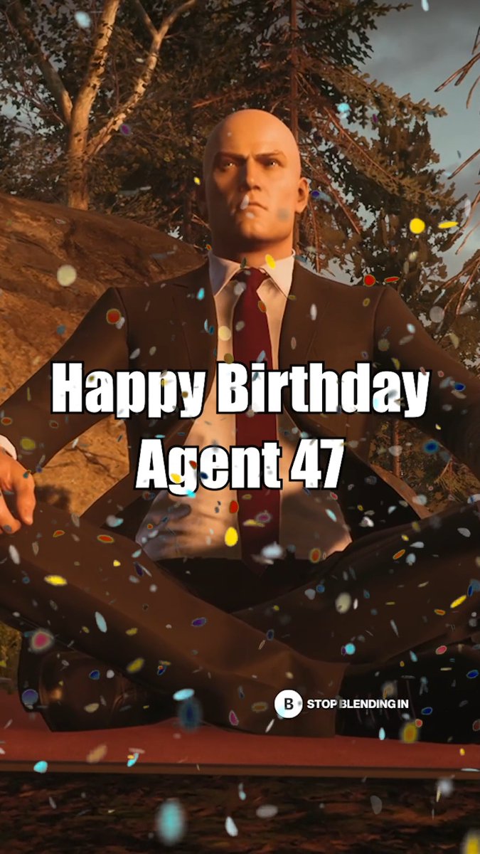 Whether it’s fiber wire or adjusting disguises, nobody does it cleaner. Here’s to another year of precision, professionalism, and perfectly executed contracts. Happy Birthday, 47. #HITMAN #Agent47