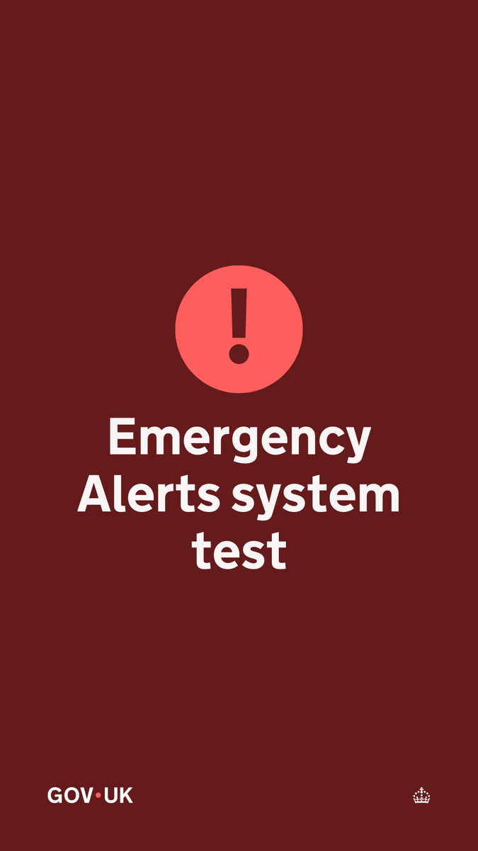 There will be an Emergency Alerts test on Sunday 7 September on compatible mobile phones and tablets across the UK. Watch to find out what will happen on Sunday 🚨