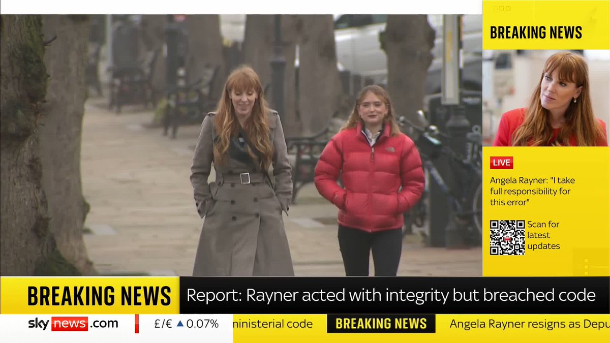 'I am very sad that your time as deputy prime minister, secretary of state and deputy leader of the Labour party has ended this way' Beth Rigby reads out Sir Keir Starmer's letter to Angela Rayner Updates, analysis and reaction: 📺 Sky 501, Virgin 602