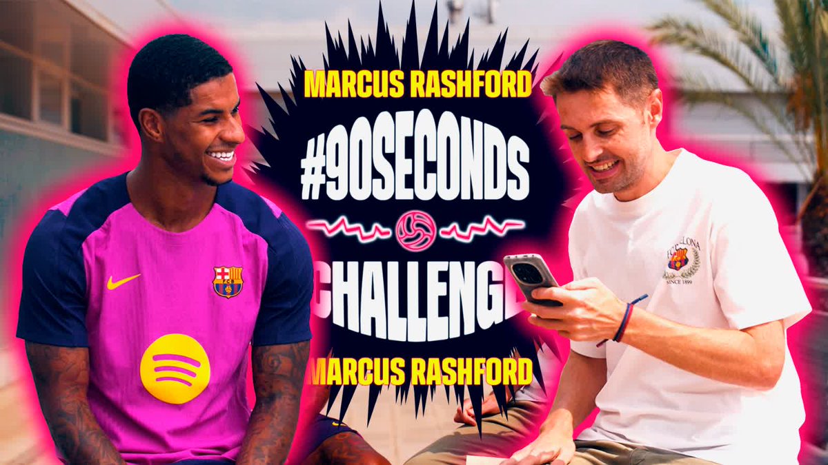 ⏱️ The clock is ticking… Rashford takes the 90 Seconds Challenge!