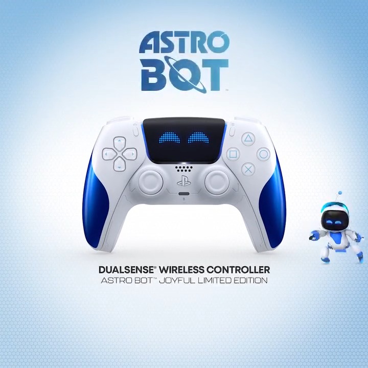 Astro Bot returns with a new delightful twist! The limited edition Astro Bot Joyful DualSense launches October 30. Pre-orders start September 12 at 10am local time at and participating retailers.