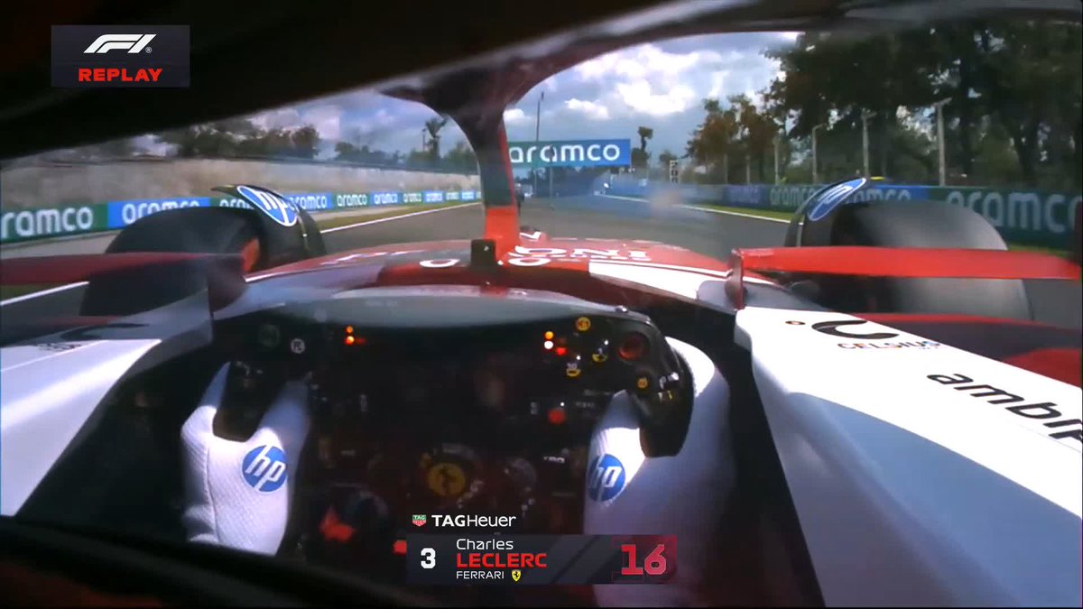 ⏪ Charles Leclerc overtaking under the red flag was looked at by the stewards but no further action will be taken #F1 #ItalianGP