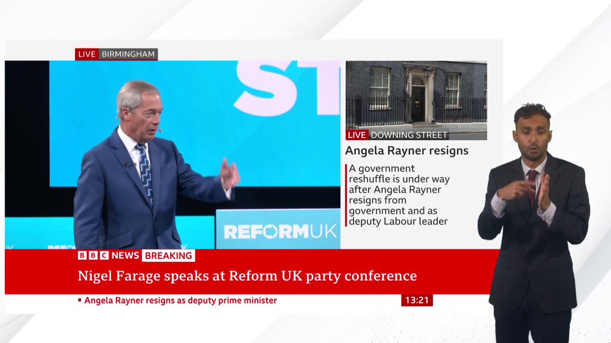 Reform UK leader Nigel Farage says he thinks there is "every chance" of a 2027 general election Addressing the annual party conference in Birmingham, he adds "we must be ready" Follow live: