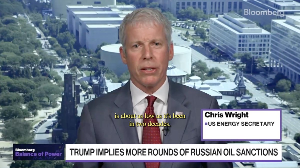 .Secretary Chris Wright: "President Trump wants MORE energy produced in the U.S., LOWER energy prices, and MORE energy consuming industries."