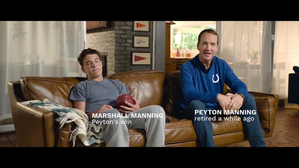 Throw it back to the very first Sunday Night Football on NBC matchup with Peyton Manning. 🏈