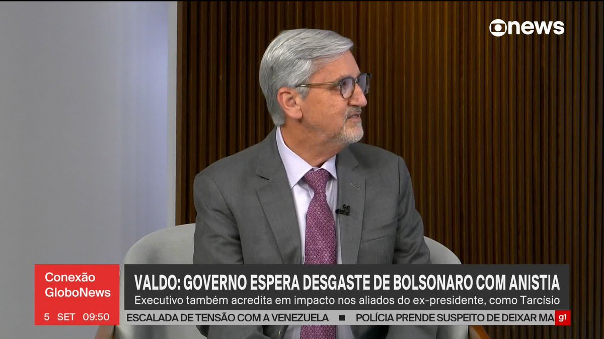 .Valdo Cruz: governo espera desgaste de Bolsonaro com anistia. #ConexãoGloboNews ➡ Assista na #GloboNews: