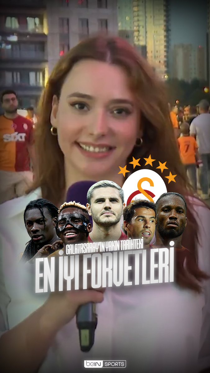 🦁 Osimhen, Icardi, Baros, Gomis, Drogba… 🎙️ Muhabirimiz Merve Yenidünya, Galatasaray taraftarlarından, takımlarının yakın tarihindeki yabancı forvetlerine kör sıralama yapmalarını istedi… #beINSPORTS