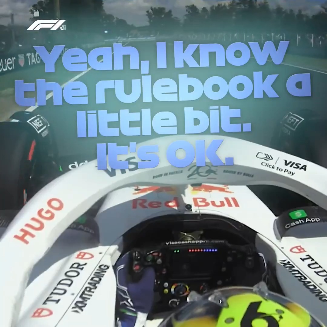 Isack knows a thing or two about braking 😉 #F1 #ItalianGP