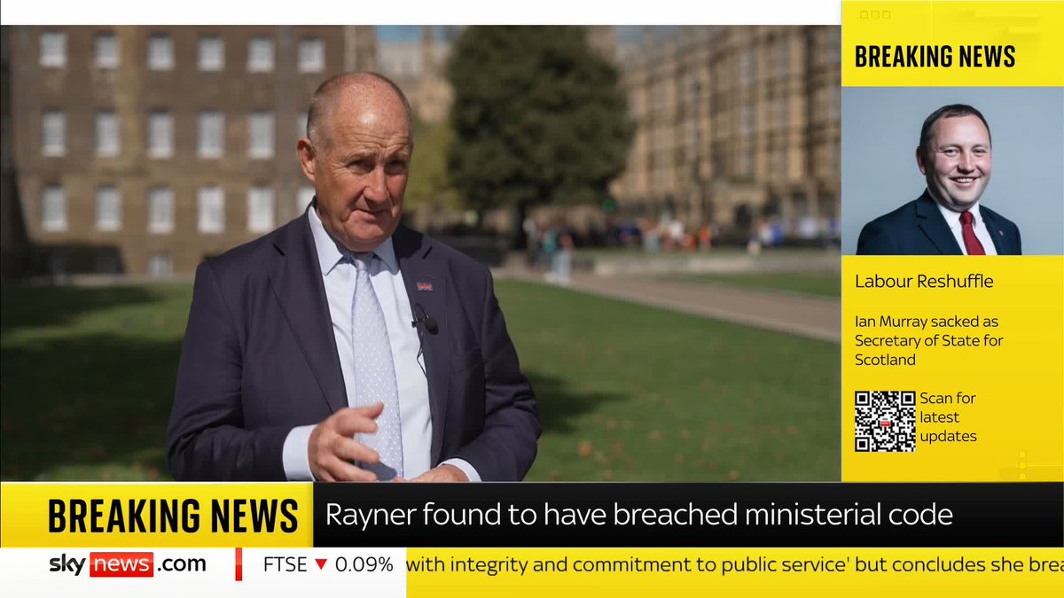 'She's dodged tax and lied about it... this has been covered up.' Conservative party chair Kevin Hollinrake reacts to the resignation of Angela Rayner and says there are some 'real questions to ask' of Prime Minister Keir Starmer. 📺 Sky 501 and YouTube
