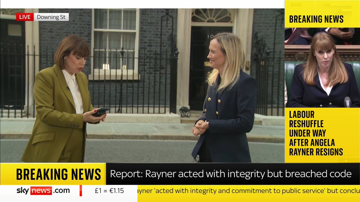BREAKING: Yvetter Cooper to take over as Foreign Secretary, Shabana Mahmood will become the new Home Secretary, and David Lammy will become the new Justice Secretary 📺 Sky 501, Virgin 602, Freeview 233 and YouTube