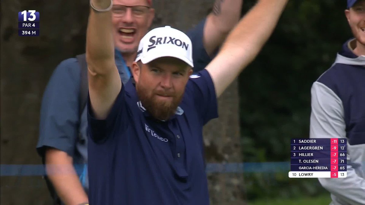 Shane Lowry HOLES OUT for eagle from 89 yards! ☄️