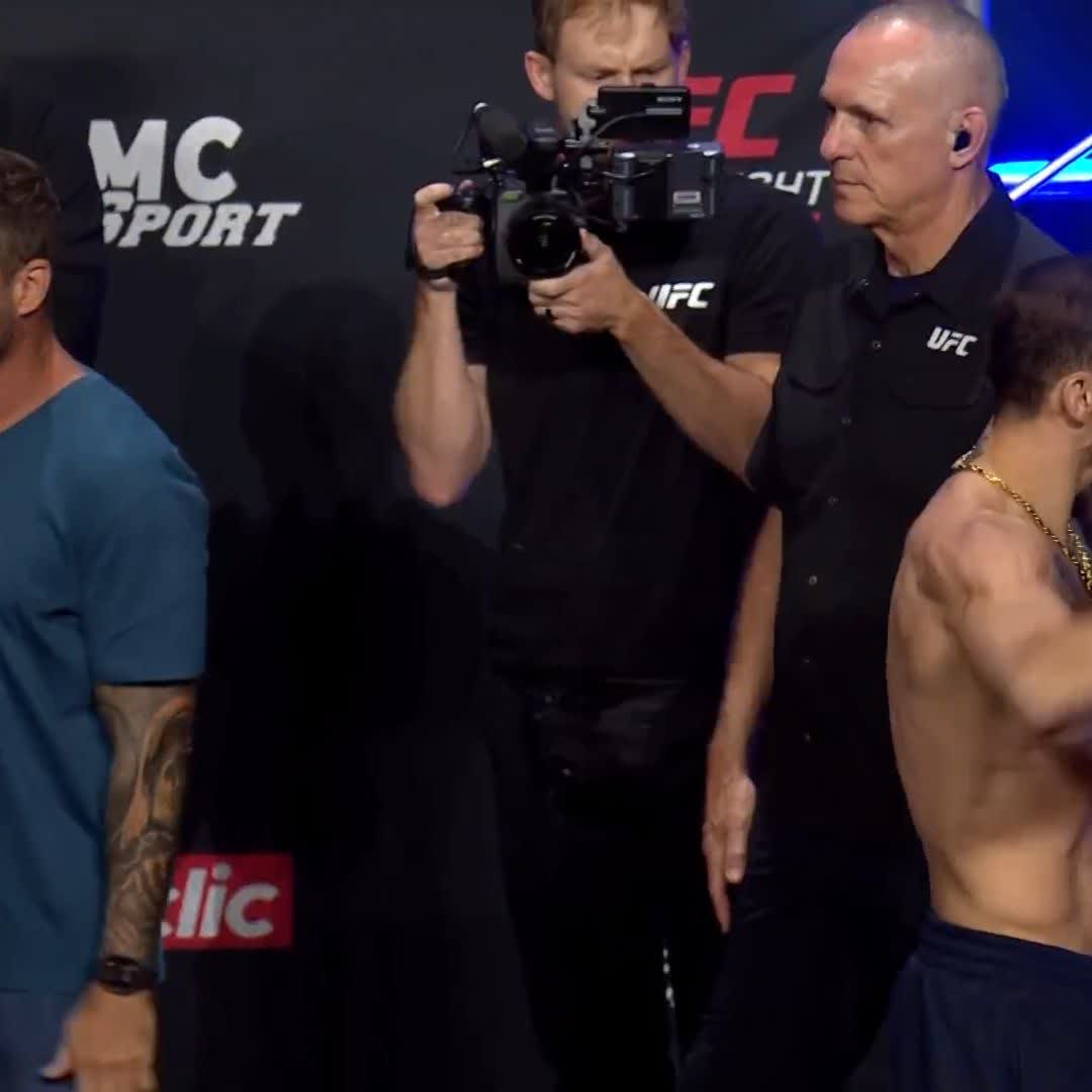 FACE-À-FACE INTENSE ENTRE NOTRE BENOÎT SAINT DENIS 🇫🇷 ET MAURICIO RUFFY 🇧🇷 ALLEZ BENOÎT 🔥 #UFCParis