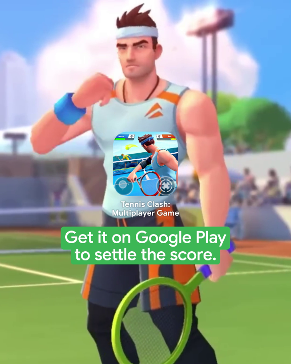 While all eyes are on the Open, start your own tournament on the digital courts with TennisClash 🎾 #GoPlay