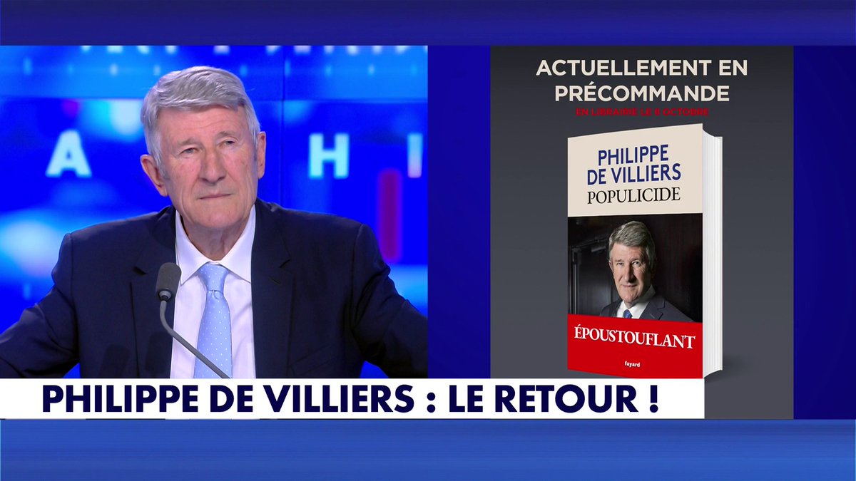 «Quand on tue un homme, cela s’appelle un homicide, quand on tue un peuple, cela s’appelle un populicide», explique Philippe de Villiers, en présentant son nouveau livre, dans #FaceaPhilippeDeVilliers