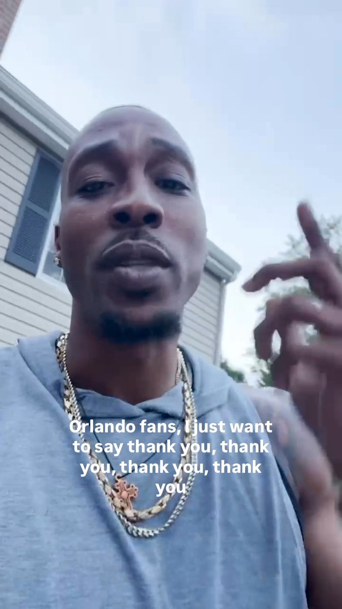 Dwight Howard with a message to Orlando 💙 Watch the #25HoopClass Enshrinement Ceremony Saturday, 9/6 at 7:00pm/et on NBA TV 📺