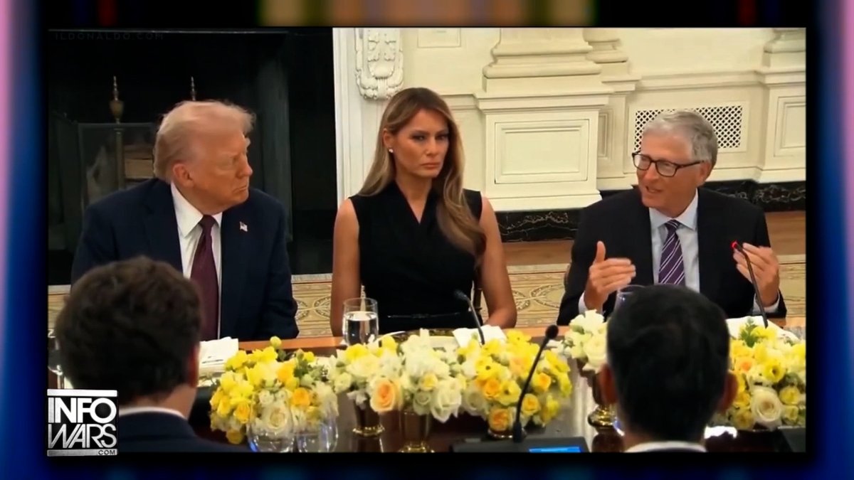 BREAKING VIDEO: Watch Bill Gates Grovel To President Trump At The White House While Laying Out His Plan To Depopulate Humanity With Vaccines, Gene Editing, Controlling The Food Supply, &amp; Geoengineering