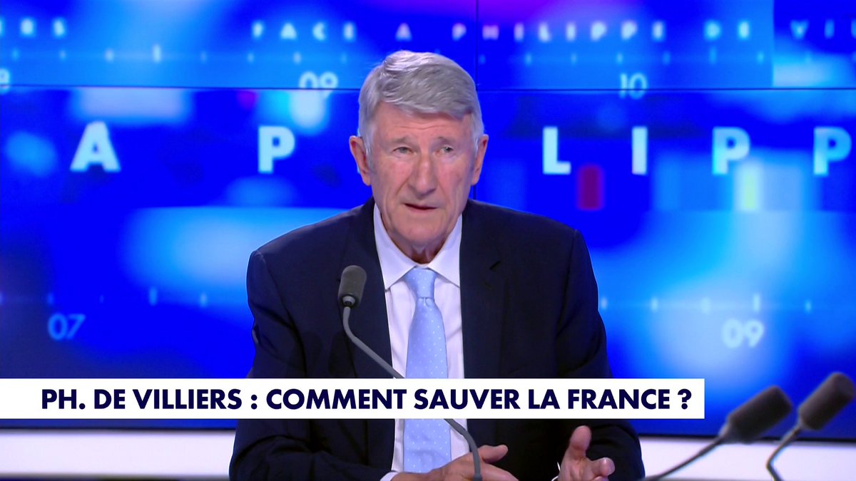 «Pour sauver la France, il faut vite une élection anticipée», estime Philippe de Villiers, dans #FaceaPhilippeDeVilliers