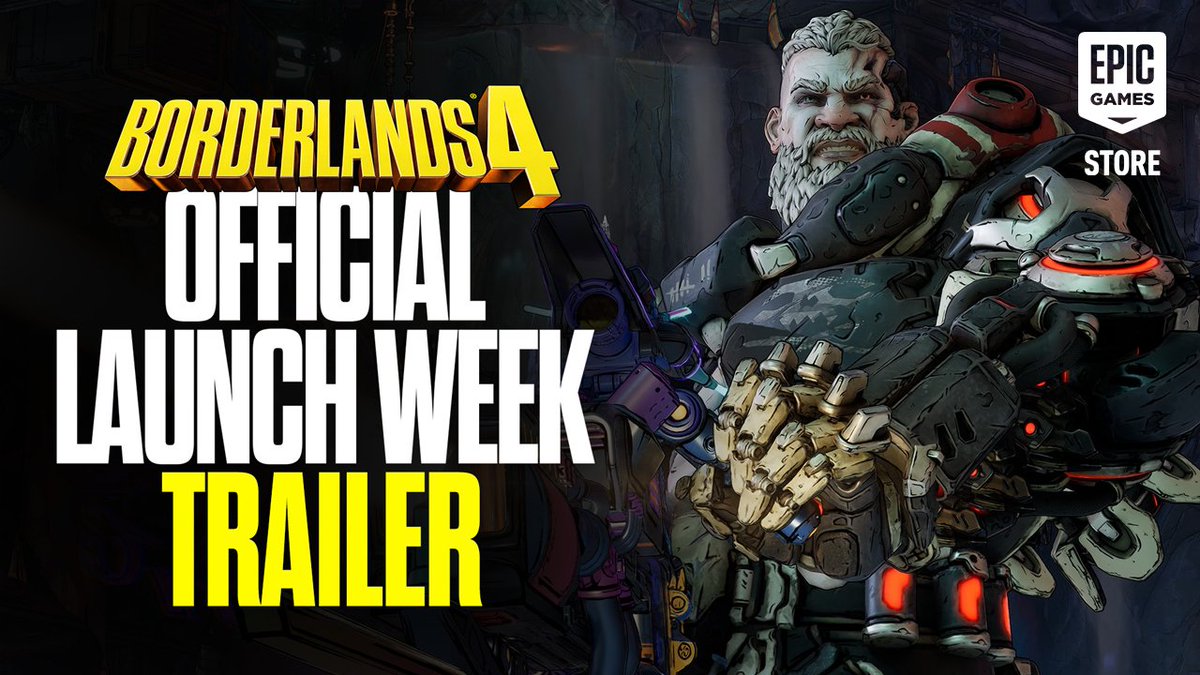 The excruciating wait is ALMOST OVER!!! Borderlands 4 launches Sep. 11 on the Epic Games Store.