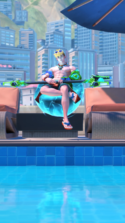 Life’s a beach when your team looks this good! ☀️⛱️ Which Poolside skin are you partying with first? 🏊