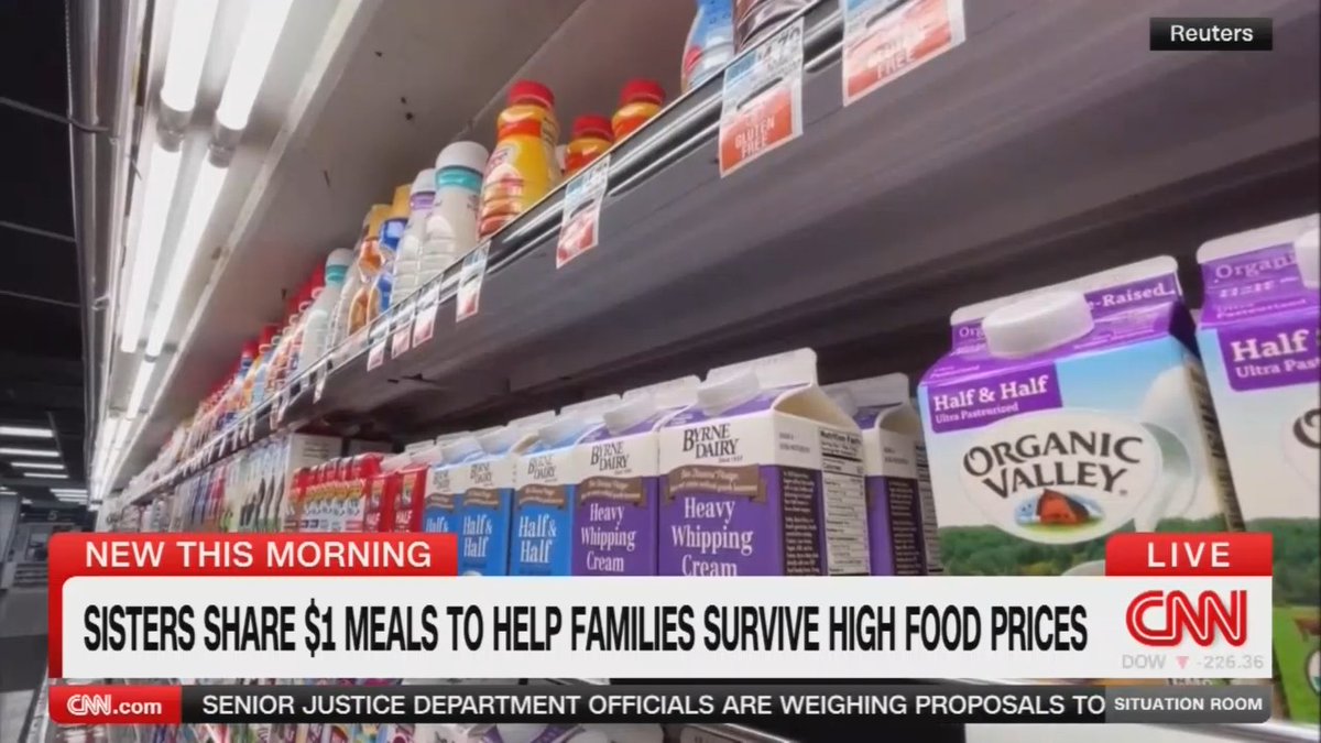 Reporter: Two YouTuber sisters are teaching their viewers how they can eat cheap on a tight budget. 'How to eat on $1 a day. A week of meals for $10.' These videos are in demand as a growing number of people are struggling to afford rising food, power, and rent bills. And there are fears tariffs could raise food prices more in the future