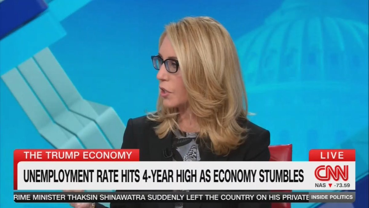 Reporter: There's the underlying argument that you're still hearing from the administration, which is to blame the people who are compiling the numbers as opposed to the actual policies. It would be like if you had an NFL owner whose team just lost big. And instead of changing the quarterback or firing the head coach, they fire the scoreboard operator.
