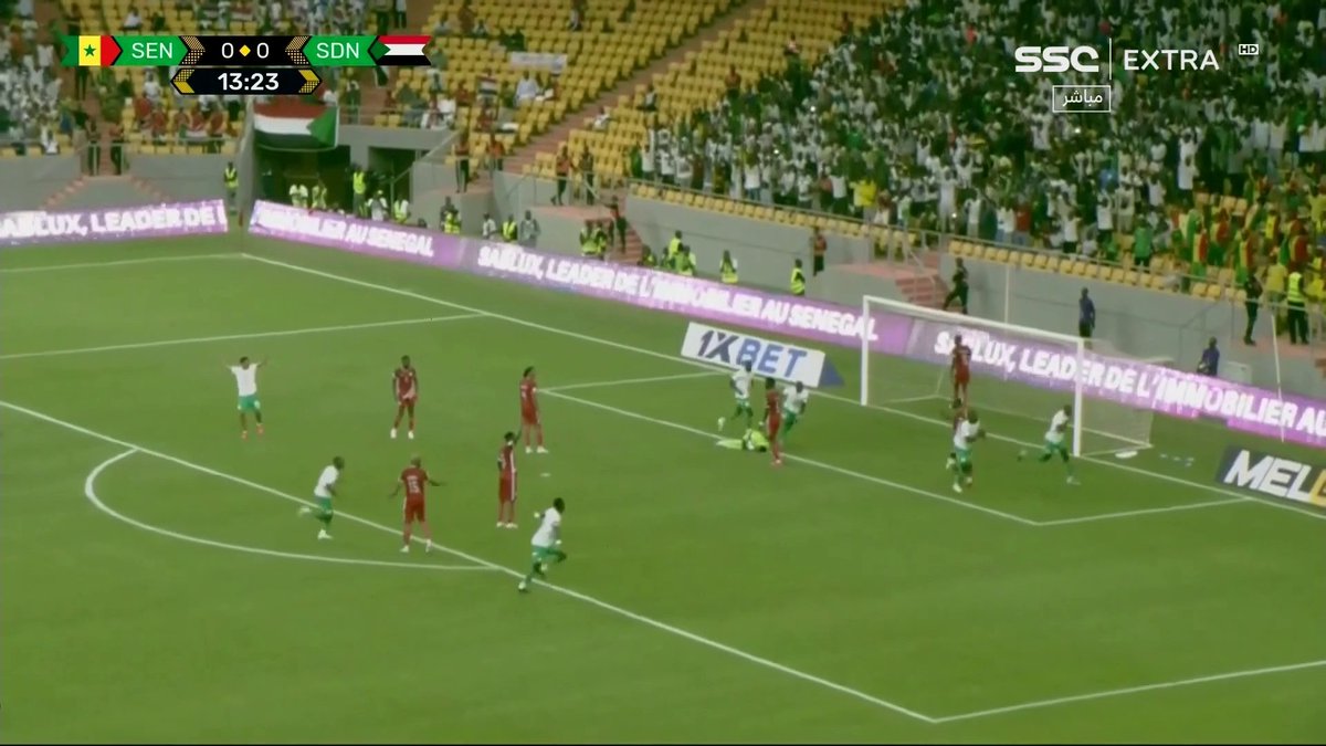 🚨🚨🚨🚨🚨🚨🚨🚨🚨🚨🚨🚨🚨🚨 لاعب #الهلال كوليبالي يسجل الهدف الاول للسنغال!🥶💚🇸🇳