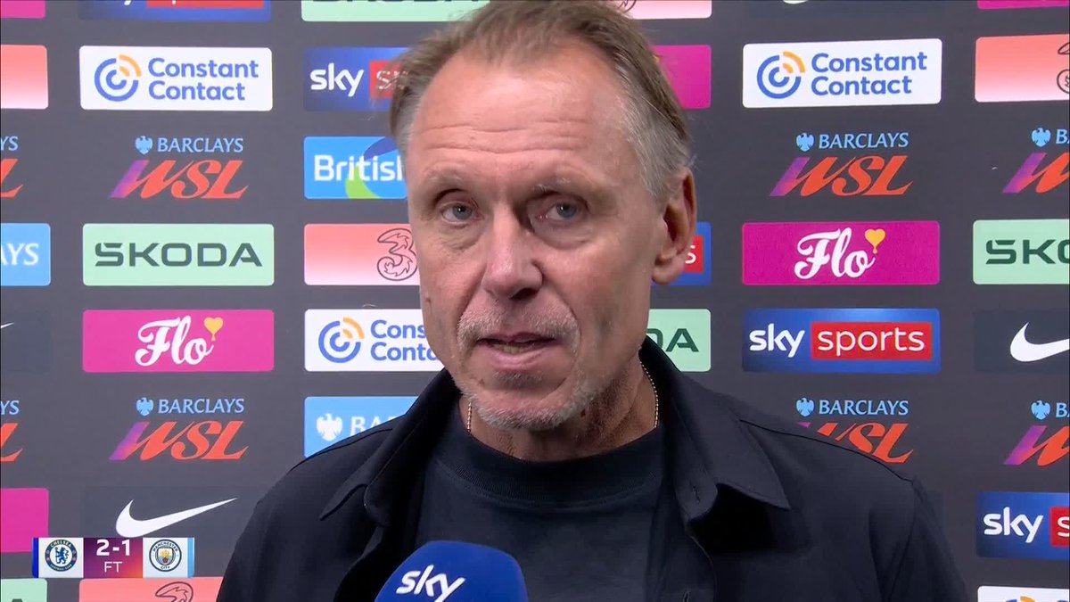"I'm disappointed" Man City boss Andree Jeglertz on his side's opening day loss to Chelsea 🗣️