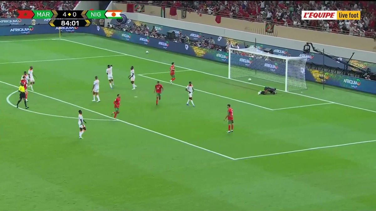 Ounahi participe au festival du Maroc face au Niger avec une jolie frappe (5-0) ! #lequipeFOOT