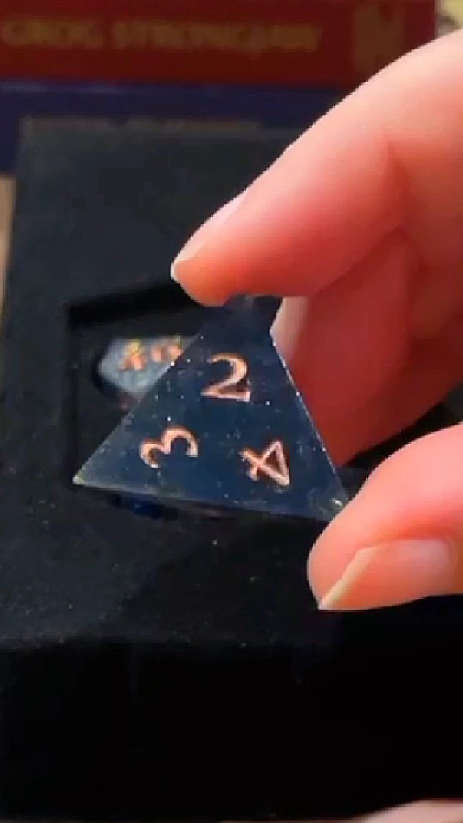 CAPTIVATE YOUR TABLE WITH CHAMPION DICE 🎲 ✨ Unbox our three incredible Champion Dice Sets celebrating Percy de Rolo, Grog Strongjaw, and Essek Thelyss with our wondrous Lore Keeper Dani Carr - featuring stunning foil details and sigils perfect for each hero of Exandria! Find your new favorite math rocks in all our #CriticalRole shops today ⬇️ 🇺🇸 🇬🇧 🇨🇦 🇦🇺 🇪🇺
