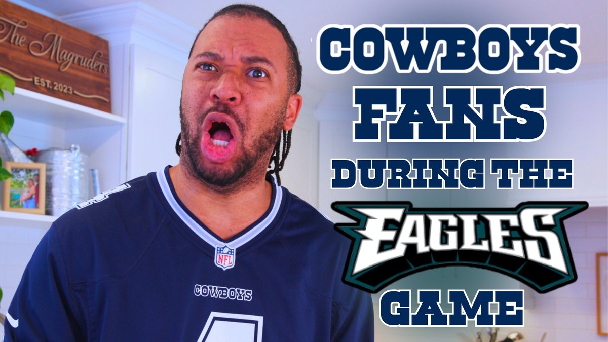 Cowboys fans during the Eagles game