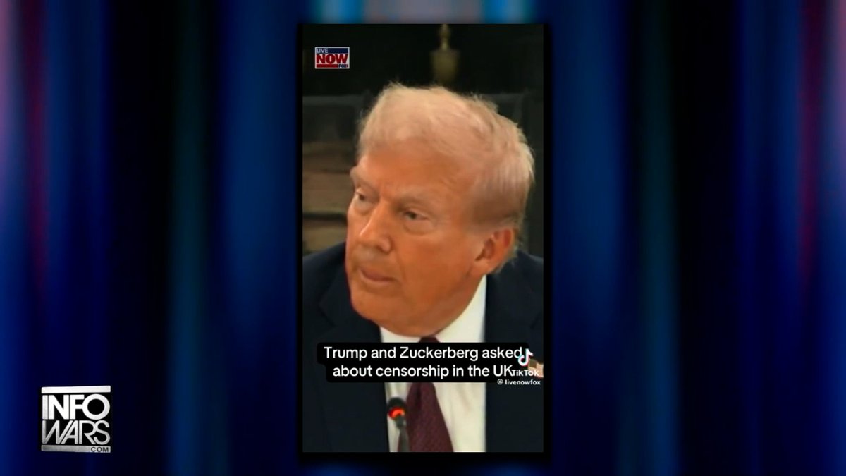 VIDEO: Trump Calls Out UK's North Korean Style Censorship In Big Tech Meeting With Zuckerberg &amp; Bill Gates