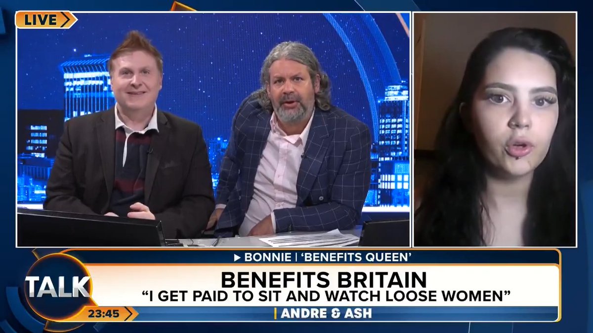 TikTok star and self-proclaimed 'Benefits Queen' Bonnie gets paid £48,000 a year and claims people who work are "dumb." Ash Gould: "Why do we owe you a home?" André Walker Ash