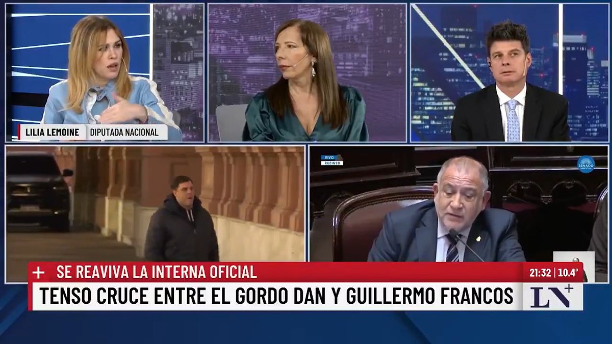 🗣️ “Son dichos de un tuitero que no tiene un cargo en el Estado”. La diputada Lilia Lemoine se refirió al posteo del Gordo Dan y criticó al senador Luis Juez: “Ofendió a Karina, la trató de coimera”. 📺 En #LaTrama con Laura Di Marco.