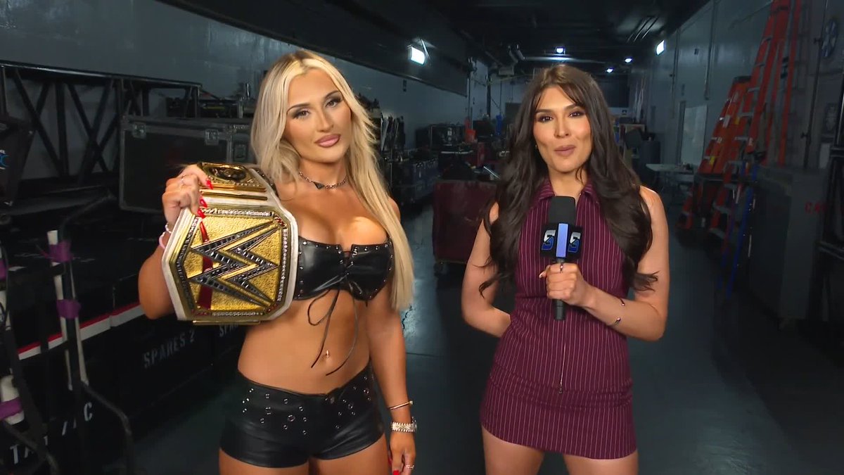 .Tiffany Stratton has no worries ahead of next week's WWE Women's Championship Match 👀