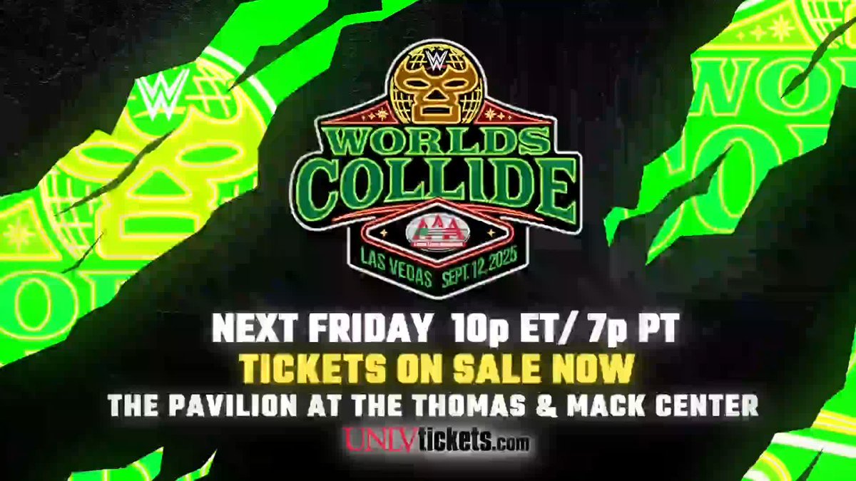 El próximo viernes no te puedes perder una nueva edición de Worlds Collide ya que tendremos una gran cartelera 🙌