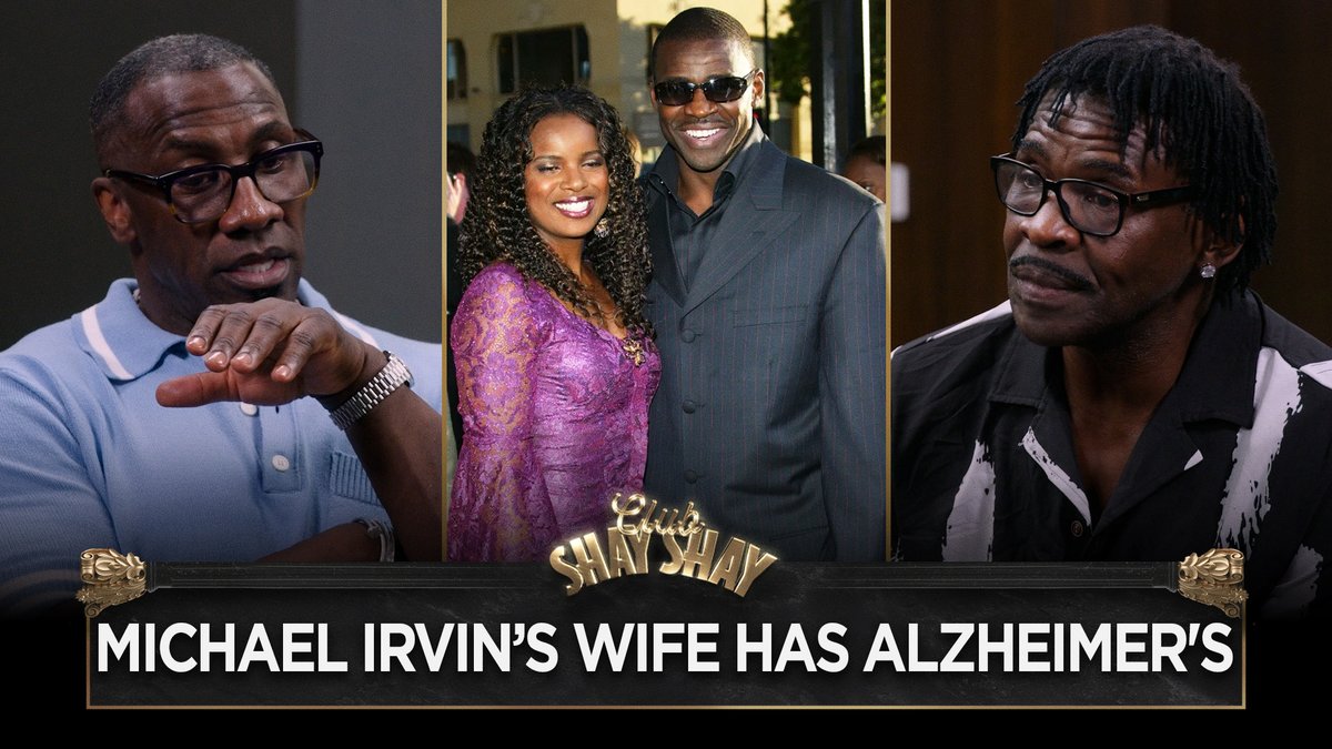 Michael Irvin On Wife Having Alzheimer's In Her 50s "Six or seven years ago... she looked at me like, 'Who's this in my bed?' That's when I knew I can't be in the room anymore." - Michael Irvin