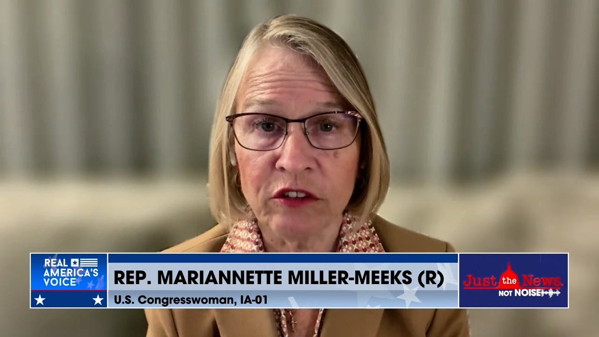 “The message to the pharmaceutical industry is to renegotiate those contracts with foreign countries”: Rep. Mariannette Miller-Meeks says to balance the lowering of drug prices domestically, drug companies need to renegotiate their contracts with foreign countries.