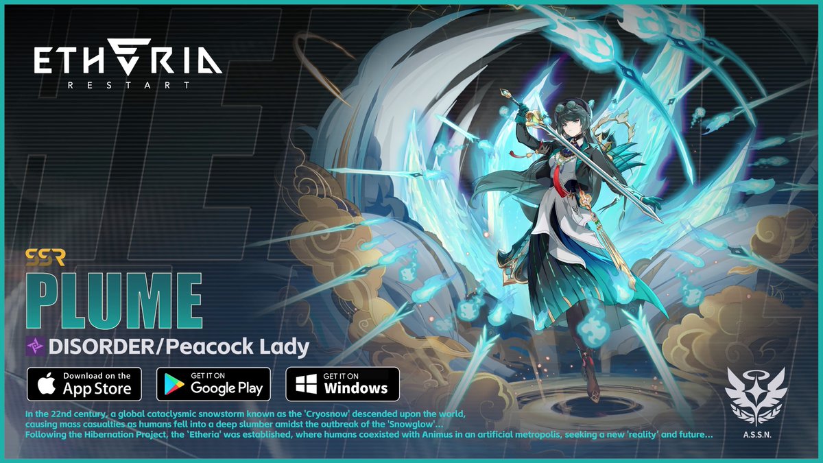 #AnimusPV #Plume Etheria: Restart Character PV - Plume: Profaned Plume "I don't deal with incompetents, but your abilities are special. I like that." #EtheriaRestart