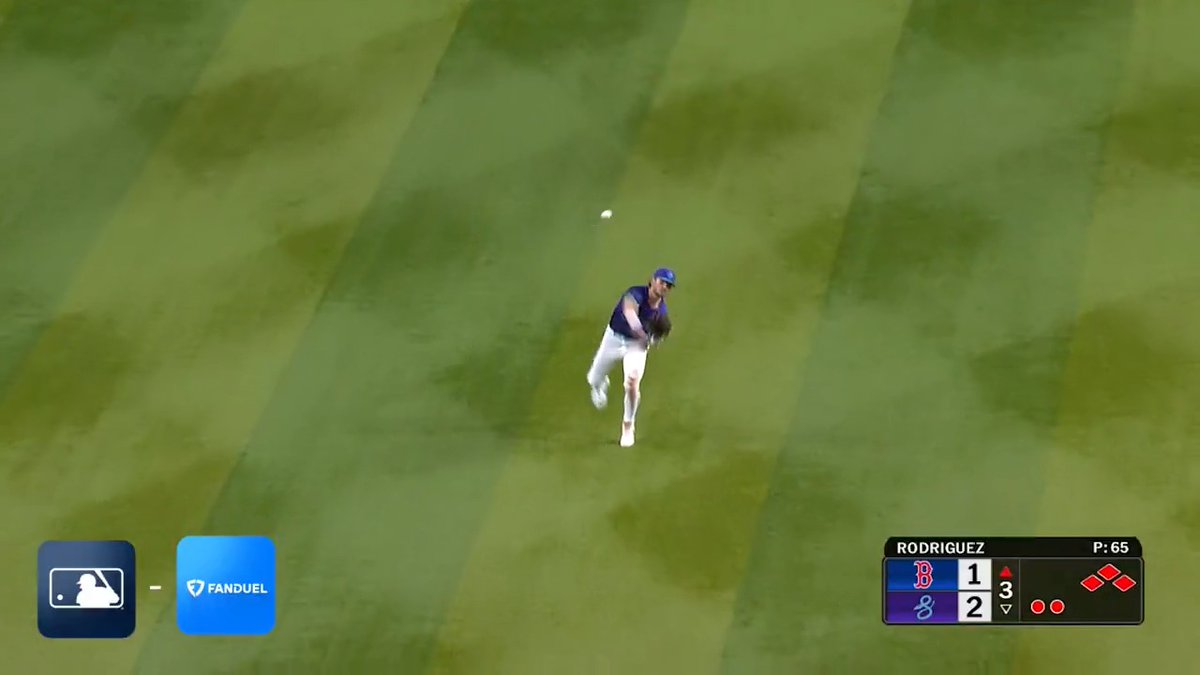 Blaze Alexander unleashes some serious heat to the plate to cut down the tying run 😮