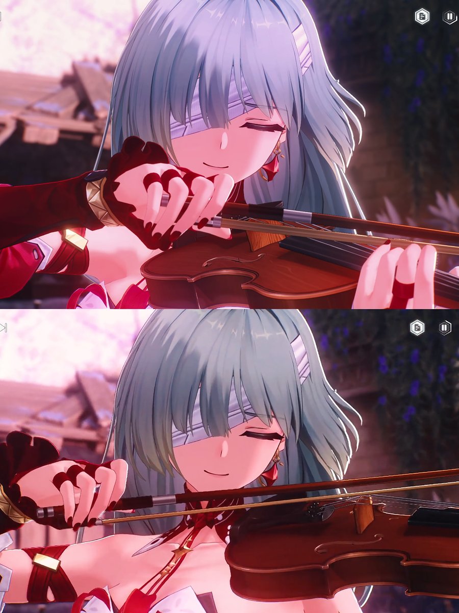 phrolova playing the violin animation was updated it was apparently fixed few days after the release of ver2.5