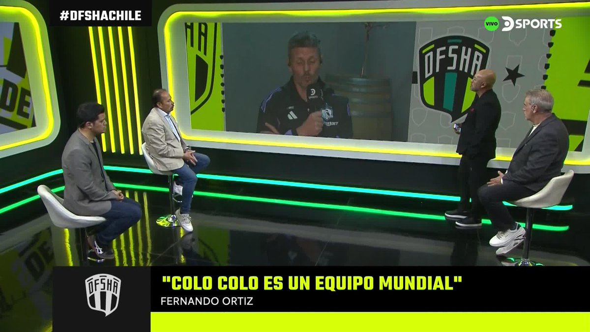 Fernando Ortiz: “Me gusta mucho el sistema 4-2-3-1”. ¿Así jugará Colo-Colo? 👀