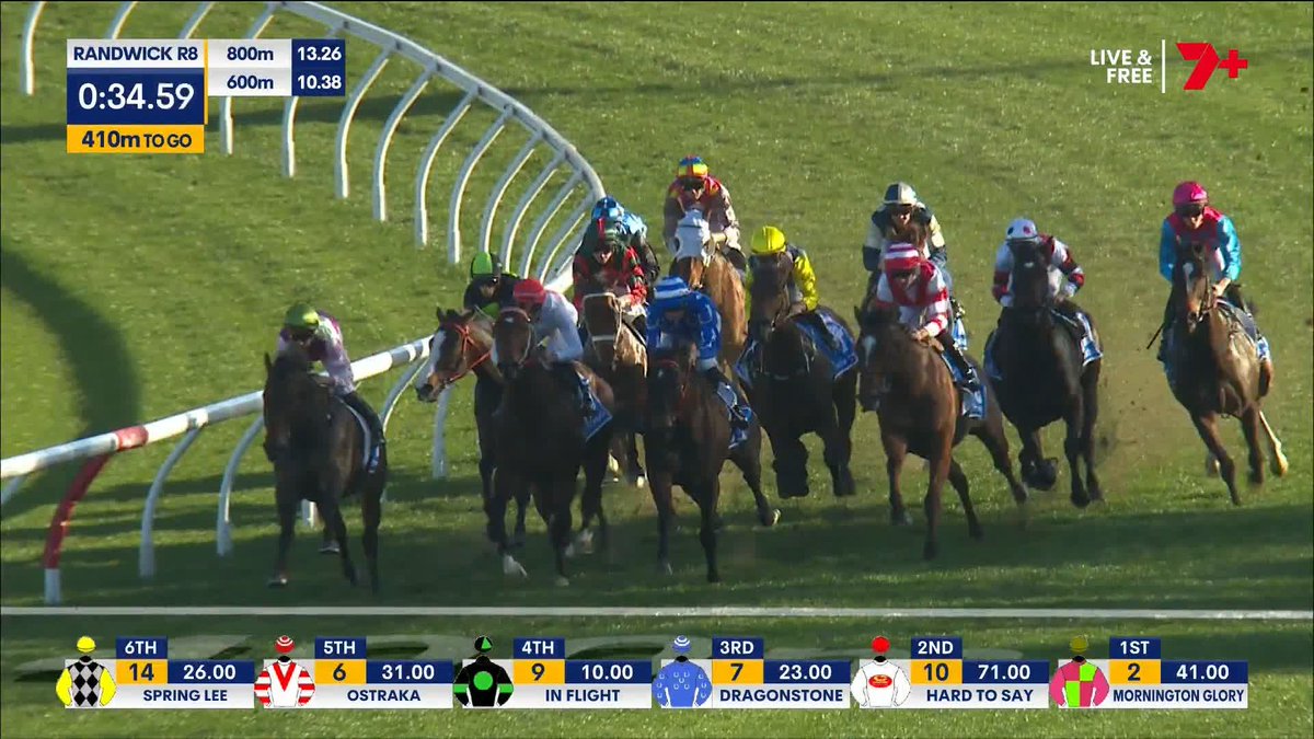 He deserves his spot in The Everest. I’ve never ridden a horse that can ride time like him & when they overdo it up front, he’ll be a hard horse to hold out. It’s scary to think he’s even better on a wet track..