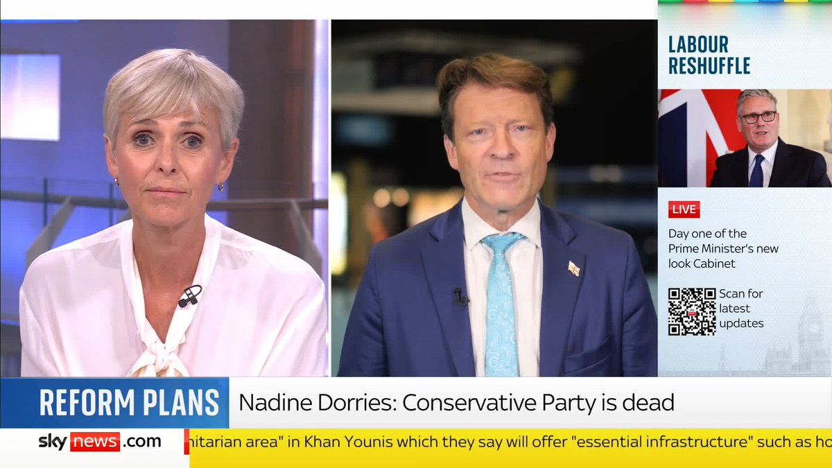 Could we have general election soon? Reform UK's deputy Richard Tice believes under "this chaos, anything could happen" 📺 Sky 501, Virgin 602, Freeview 233 and YouTube