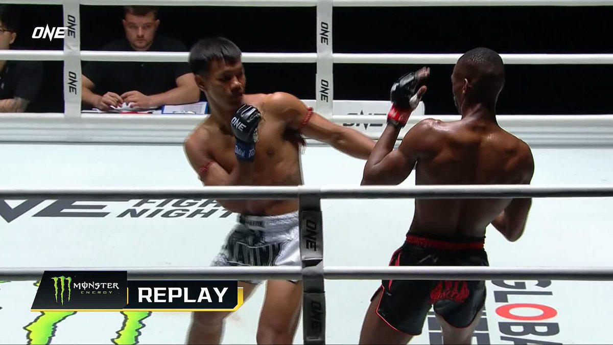 During ONE Fight Night 35, Shadow defeats his opponent Bampara Kouyate with an explosive spinning back-fist KO 💥